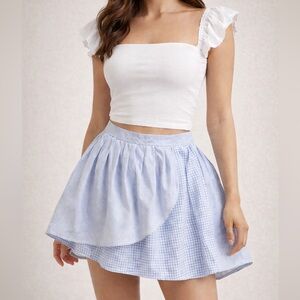 NWT AMERICAN EAGLE GINGHAM MINI SKIRT